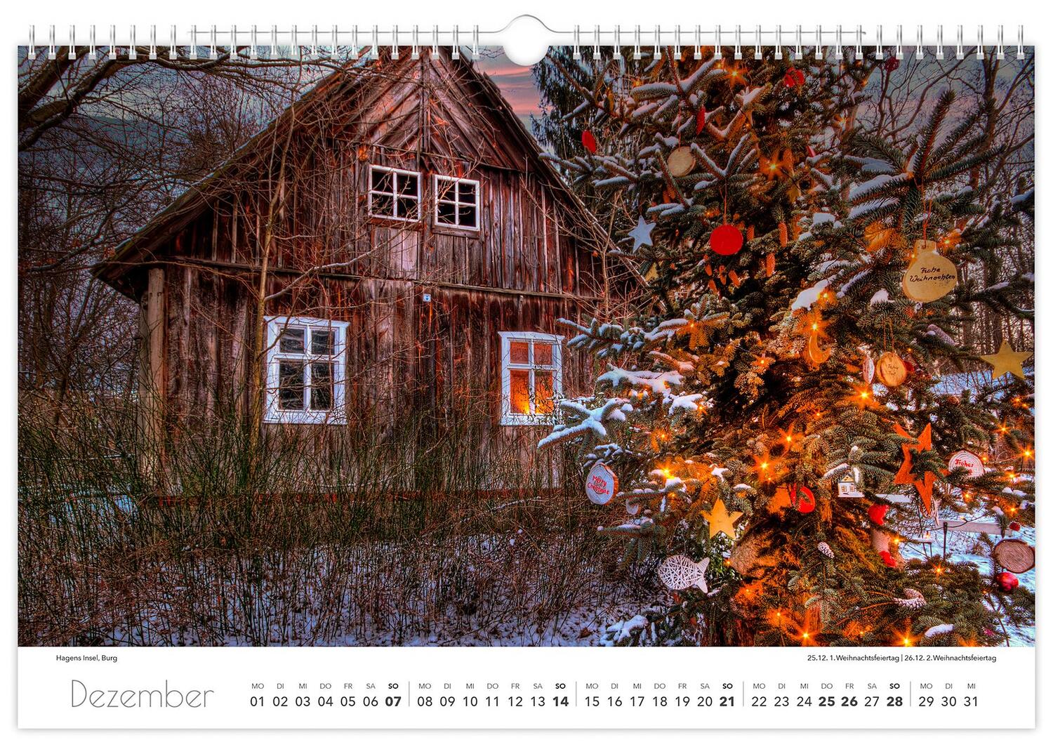 Bild: 9783910680562 | Kalender Spreewald 2025 | Peter Becker 45 x 30 cm weißes Kalendarium