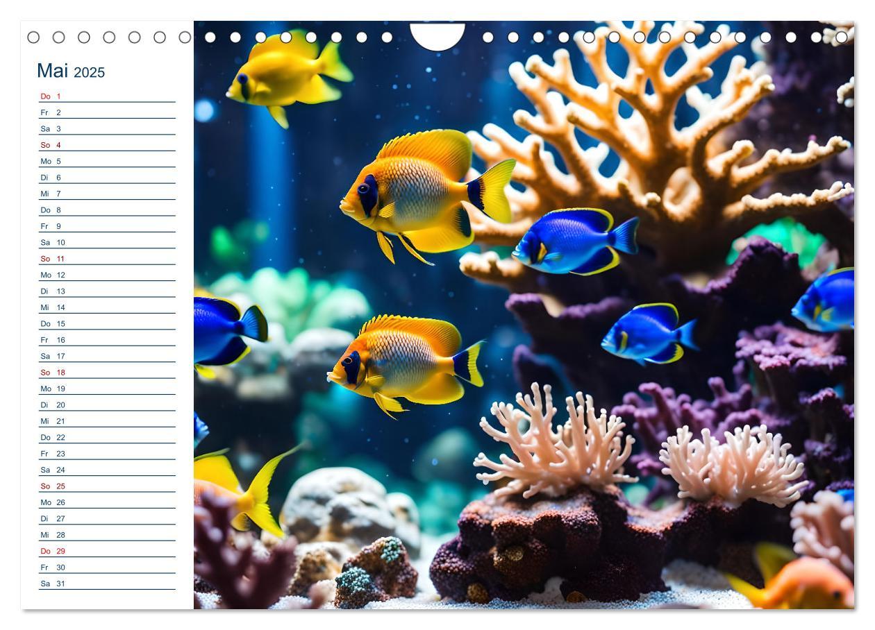 Bild: 9783457144725 | Aquarienzauber - Bunte KI Unterwasserwelten (Wandkalender 2025 DIN...