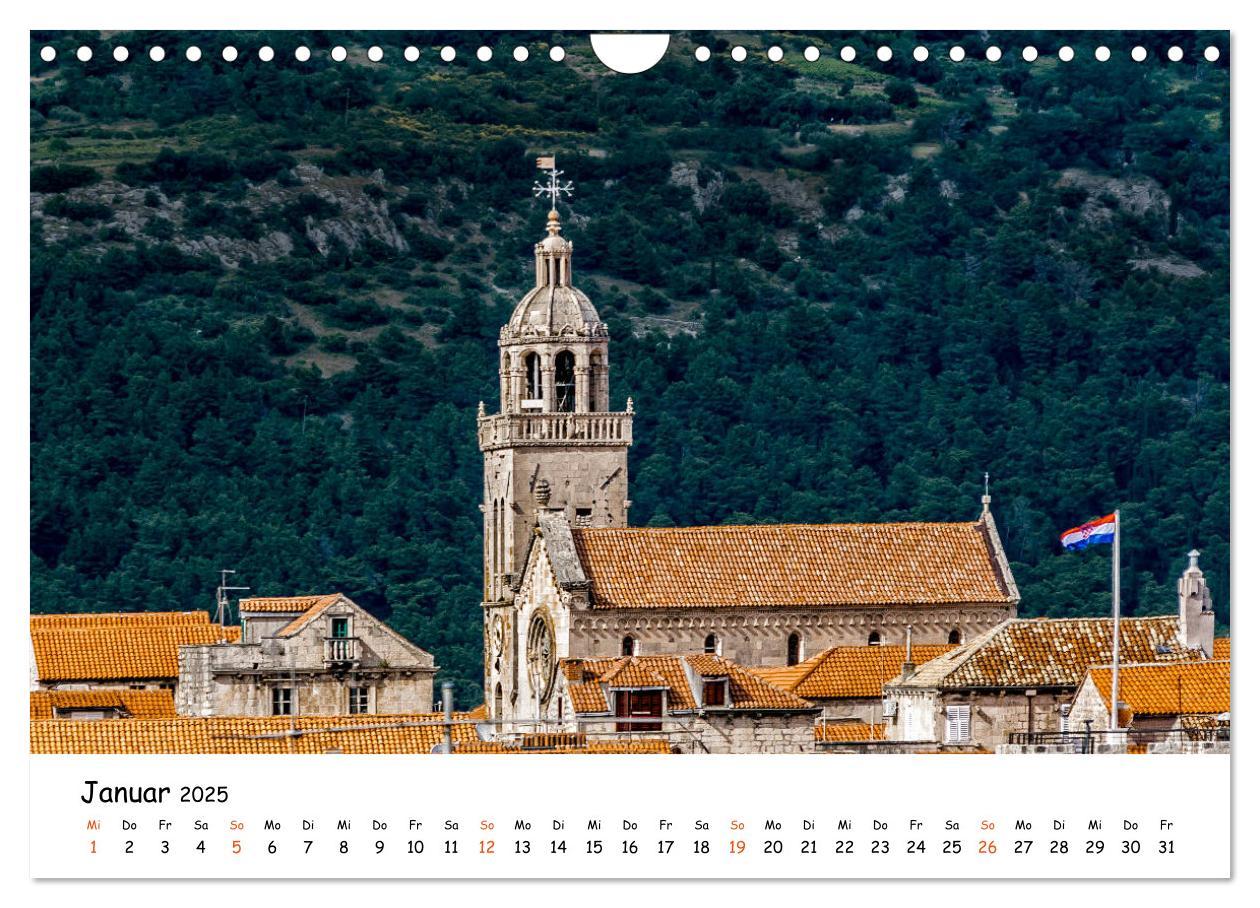 Bild: 9783435316922 | Dalmatiens Süden, Peljesac und Korcula (Wandkalender 2025 DIN A4...