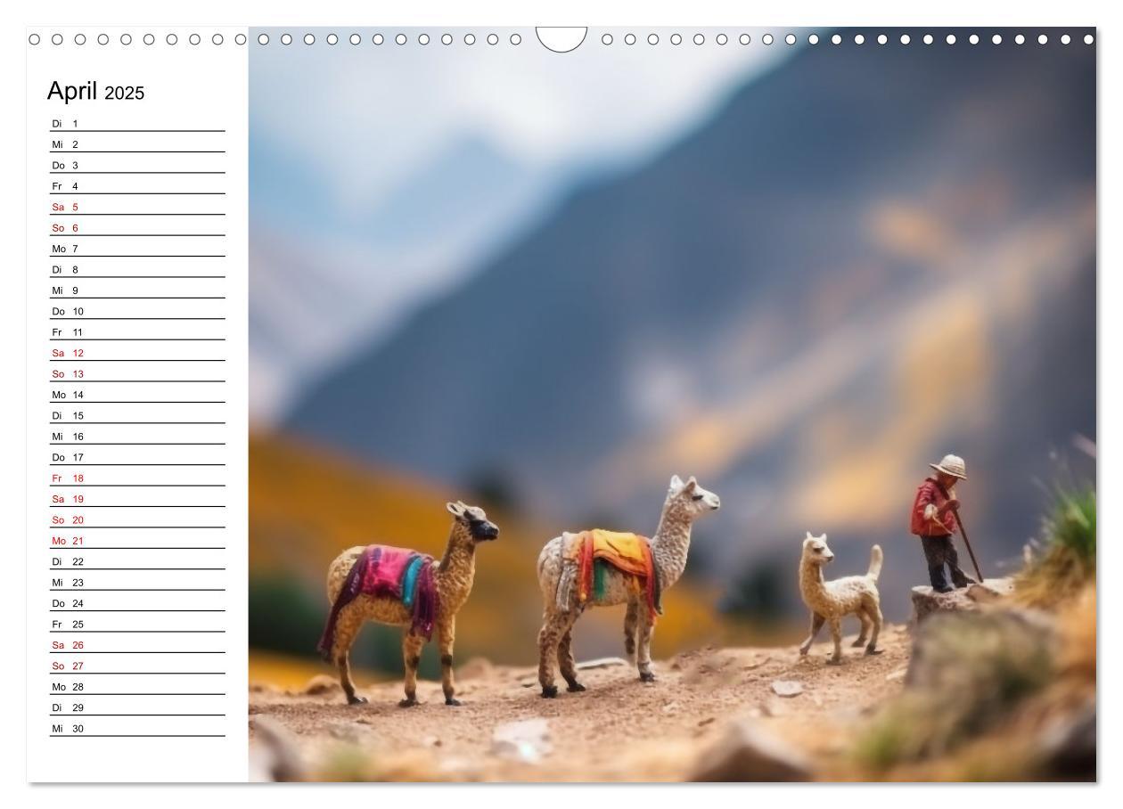 Bild: 9783383904134 | Miniatur Weltreise (Wandkalender 2025 DIN A3 quer), CALVENDO...