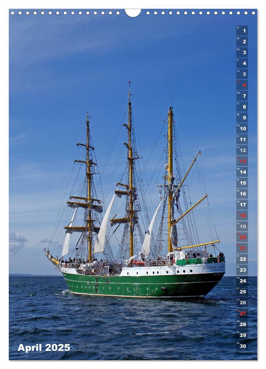 Bild: 9783457043059 | Segelromantik - Großsegler auf der Ostsee (Wandkalender 2025 DIN A3...