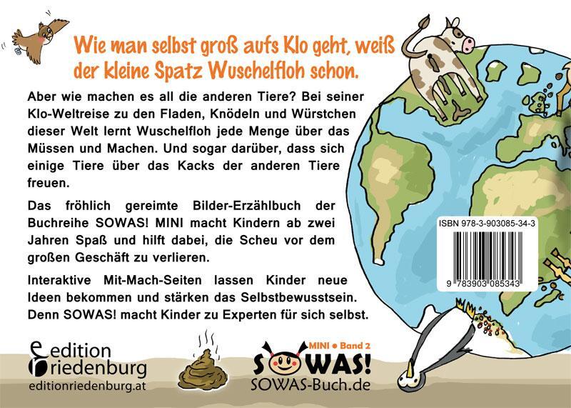 Rückseite: 9783903085343 | So gehen die Tiere groß aufs Klo! | Sigrun Eder (u. a.) | Taschenbuch