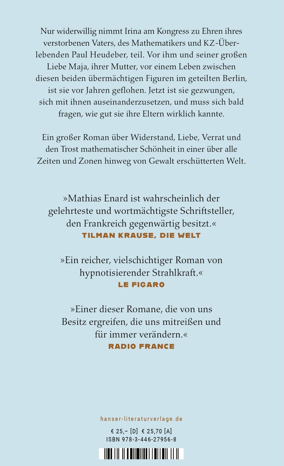 Bild: 9783446279568 | Tanz des Verrats | Roman | Mathias Enard | Buch | 256 S. | Deutsch