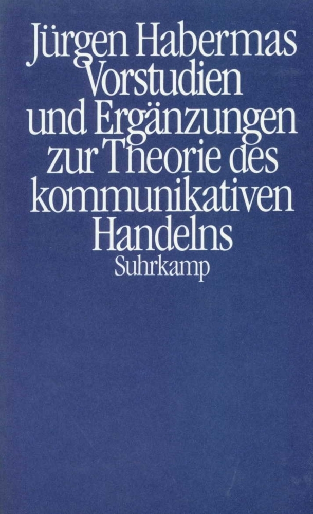 Cover: 9783518576540 | Vorstudien und Ergänzungen zur Theorie des kommunikativen Handelns