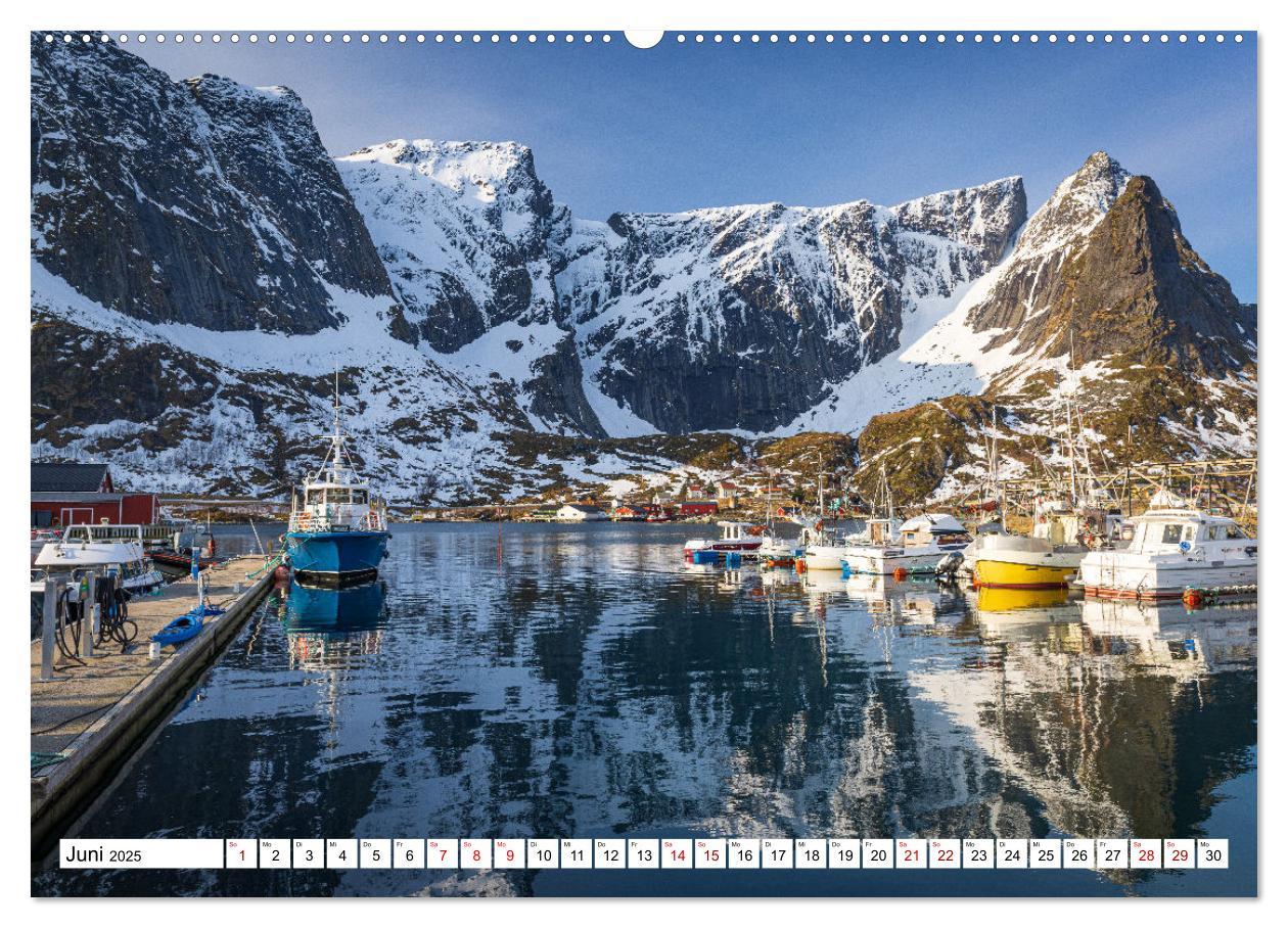 Bild: 9783383972249 | Licht des Nordens - LOFOTEN (hochwertiger Premium Wandkalender 2025...