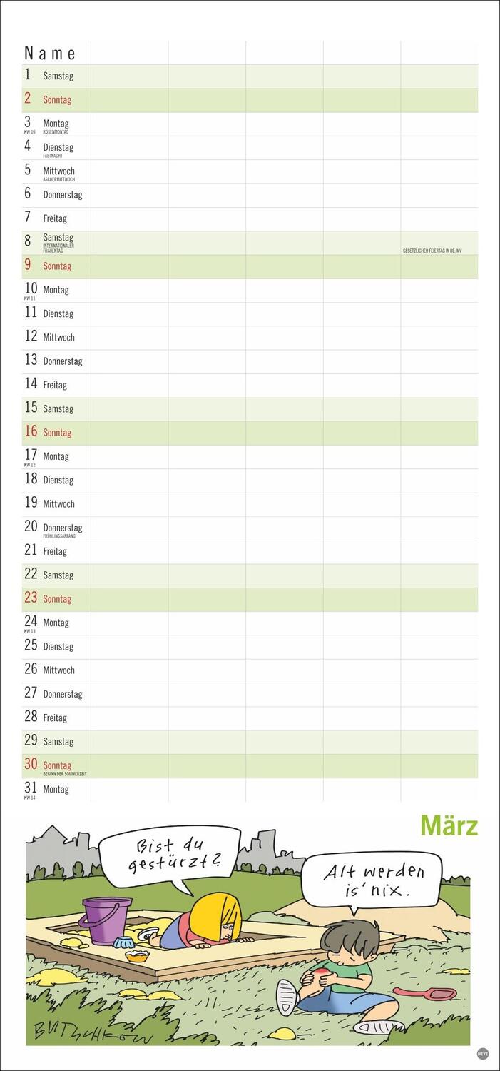 Bild: 9783756405855 | Peter Butschkow: Familienplaner 2025 | Peter Butschkow | Kalender