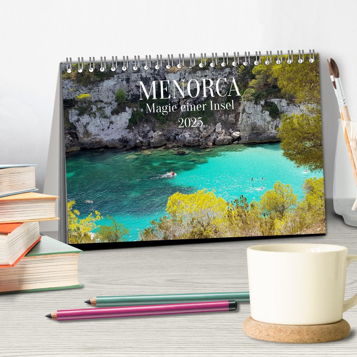 Bild: 9783435047819 | MENORCA Magie einer Insel (Tischkalender 2025 DIN A5 quer),...