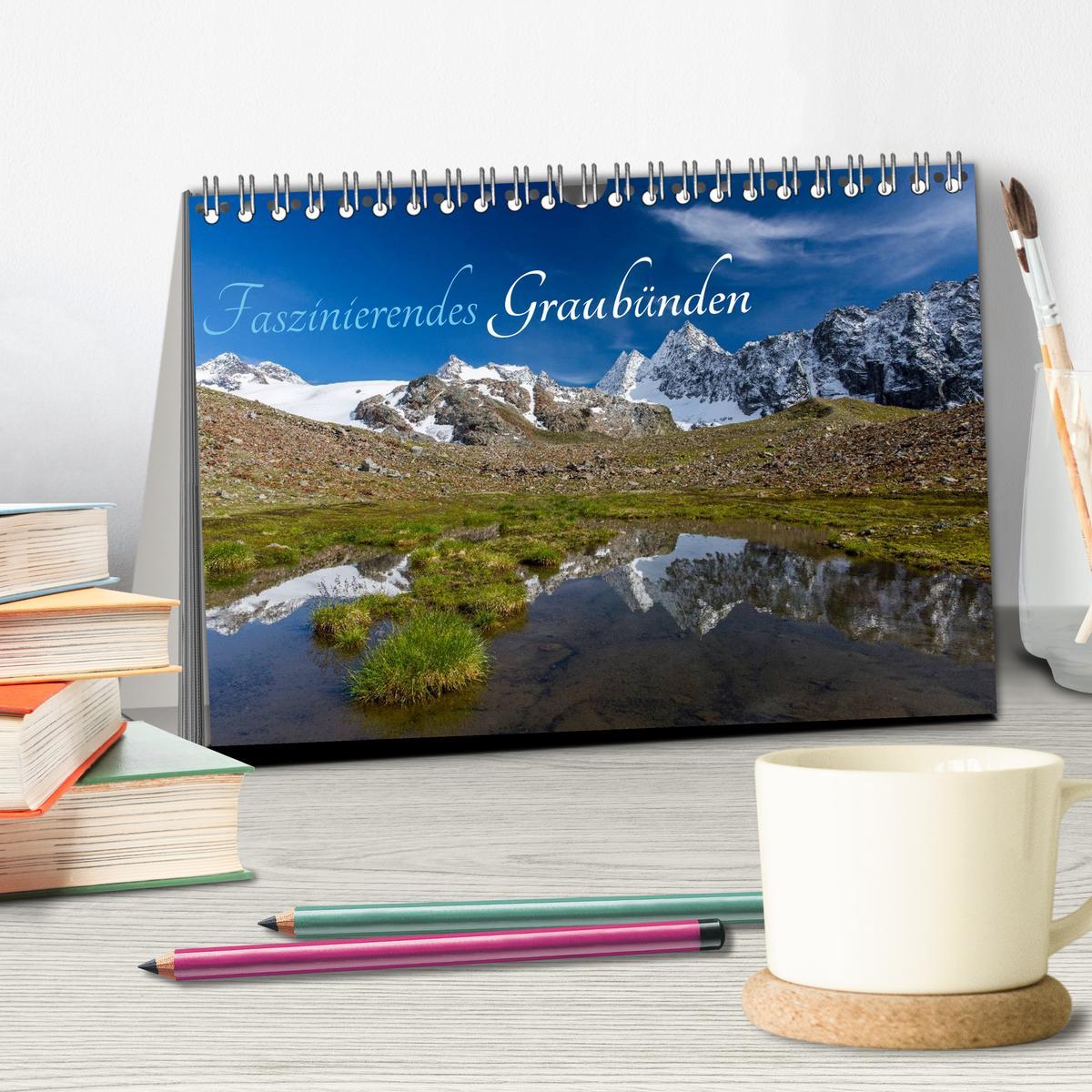 Bild: 9783435603176 | Faszinierendes Graubünden (Tischkalender 2025 DIN A5 quer),...