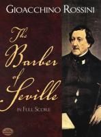 Cover: 9780486260198 | The Barber Of Seville In Full Score | Gioacchino Rossini | Taschenbuch