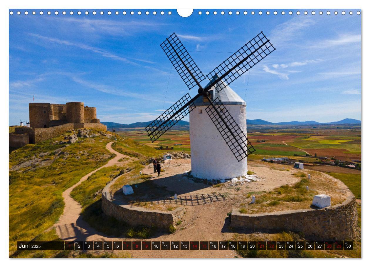 Bild: 9783457179819 | Windmühlen in La Mancha (Wandkalender 2025 DIN A3 quer), CALVENDO...