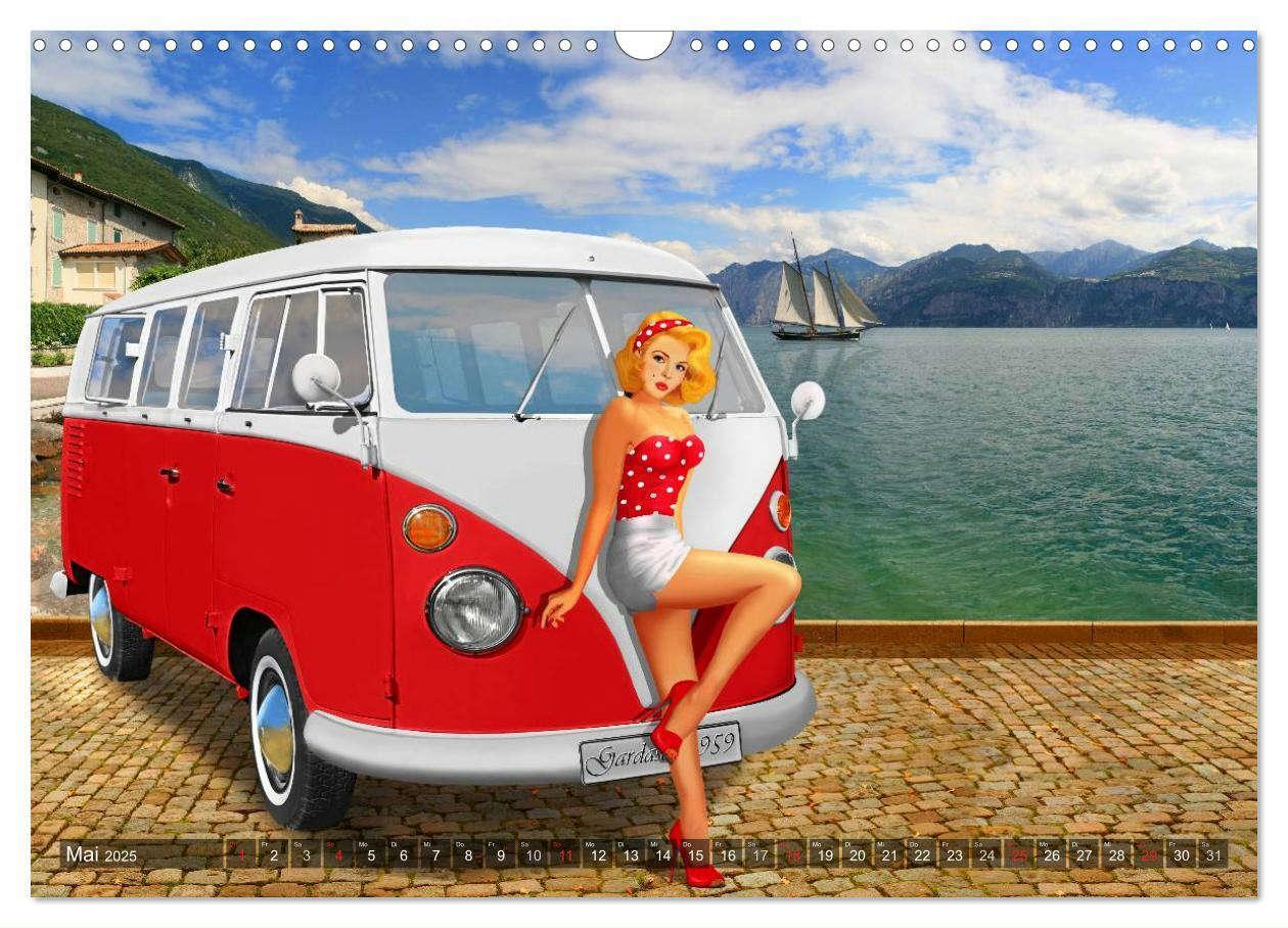 Bild: 9783435473380 | Oldtimer und Pin-Up Girls by Mausopardia (Wandkalender 2025 DIN A3...