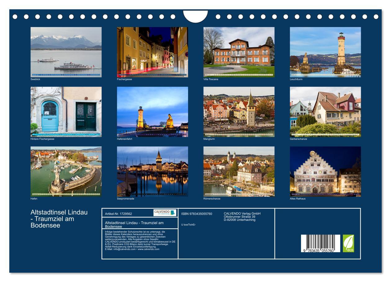 Bild: 9783435055760 | Altstadtinsel Lindau - Traumziel am Bodensee (Wandkalender 2025 DIN...