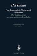 Cover: 9783642754289 | Eine Frau und die Mathematik 1933¿1940 | Hel Braun | Taschenbuch | vii