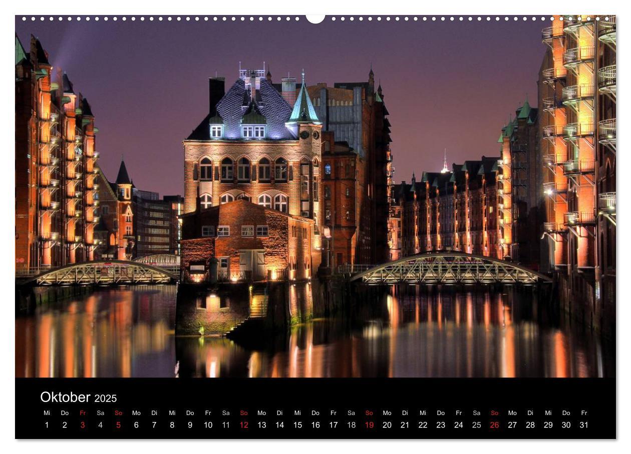 Bild: 9783435756773 | Hamburg (hochwertiger Premium Wandkalender 2025 DIN A2 quer),...