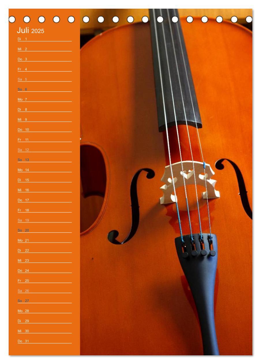 Bild: 9783457009536 | Geliebtes Cello (Tischkalender 2025 DIN A5 hoch), CALVENDO...