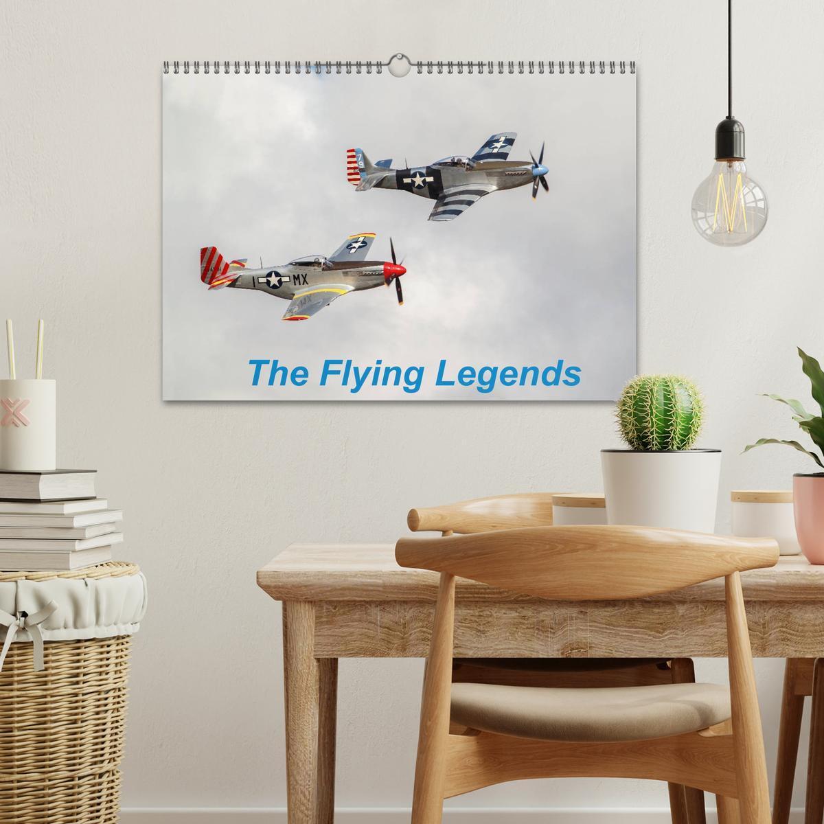 Bild: 9781325964550 | The Flying Legends (Wall Calendar 2025 DIN A3 landscape), CALVENDO...