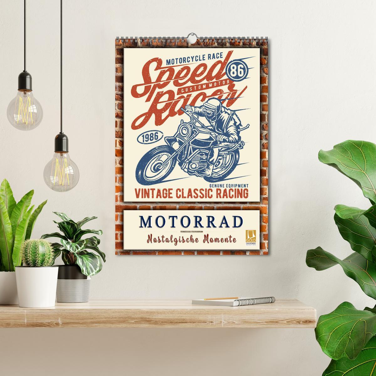 Bild: 9783435985722 | Motorrad - nostalgische Momente (Wandkalender 2025 DIN A3 hoch),...