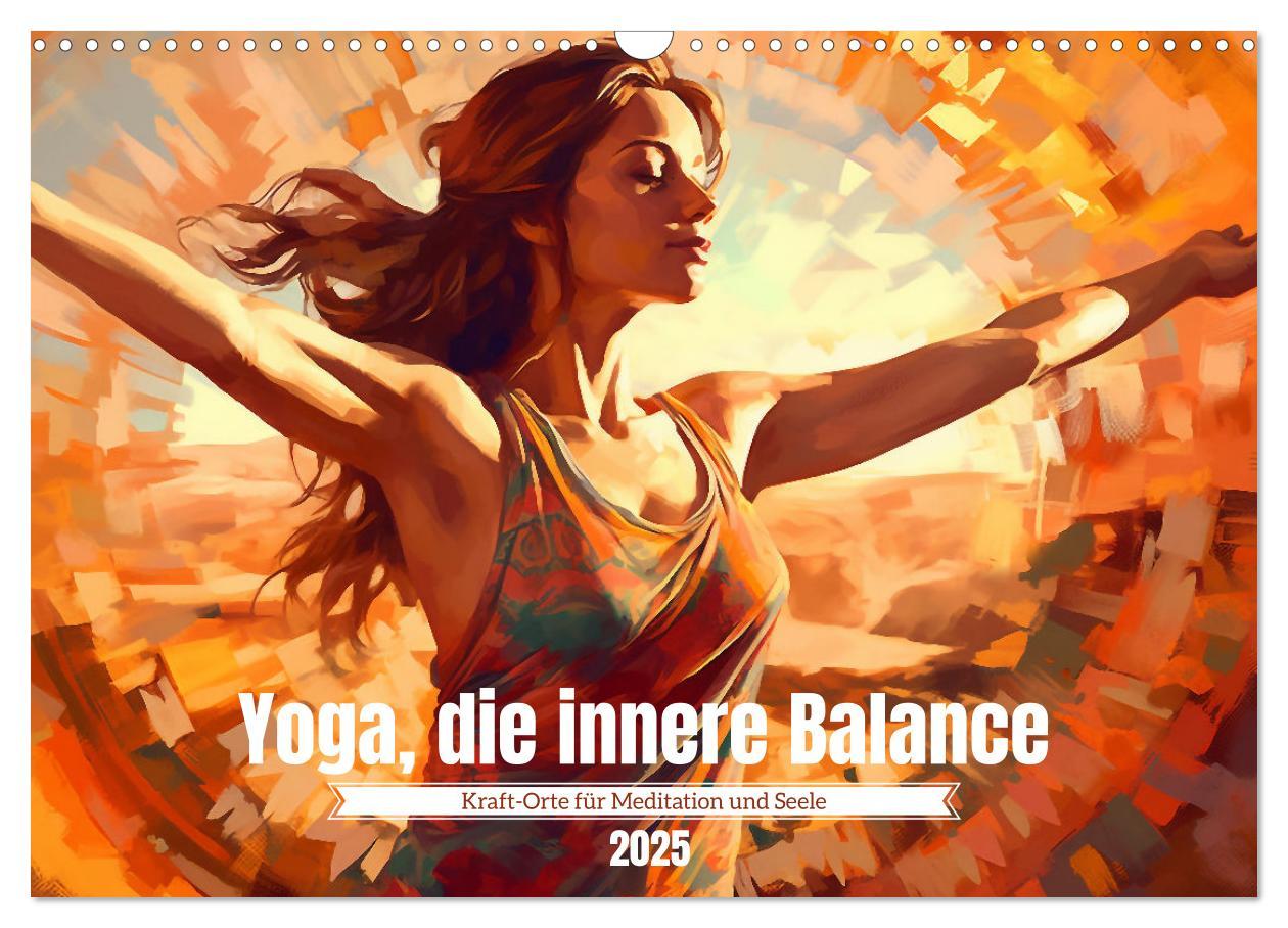 Cover: 9783383905087 | Yoga, die innere Balance (Wandkalender 2025 DIN A3 quer), CALVENDO...