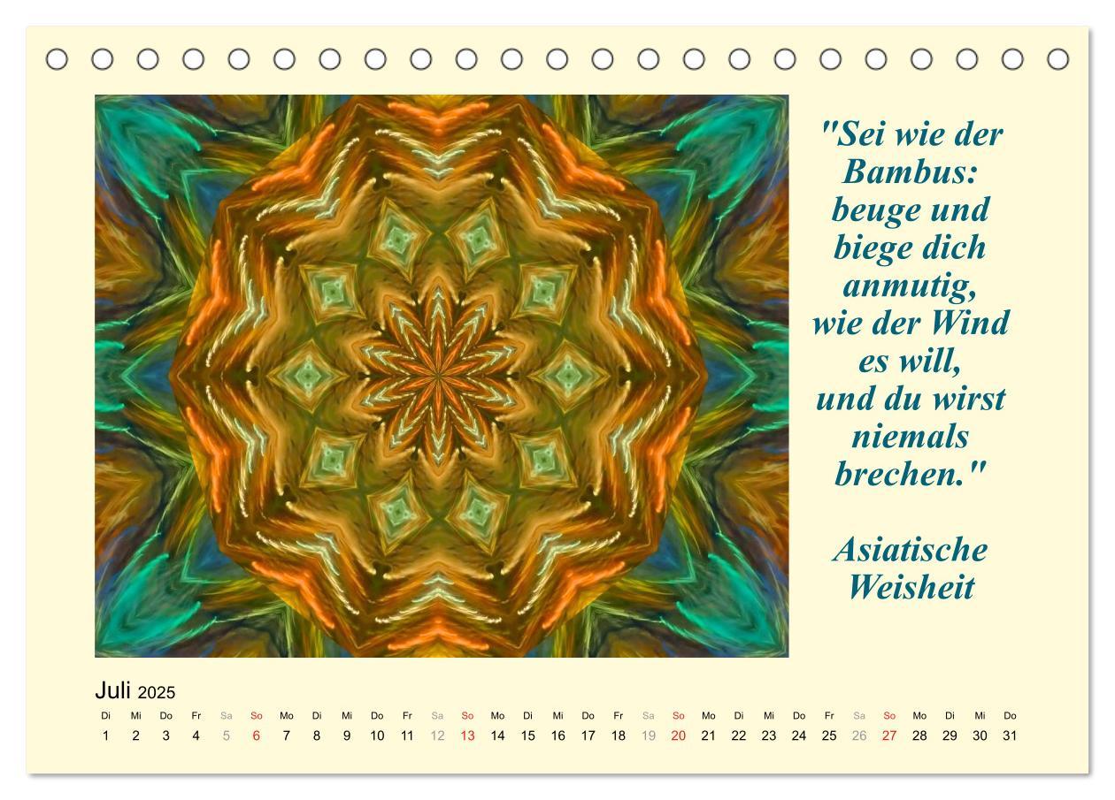 Bild: 9783435722341 | Meditation - Asiatische Weisheiten (Tischkalender 2025 DIN A5...