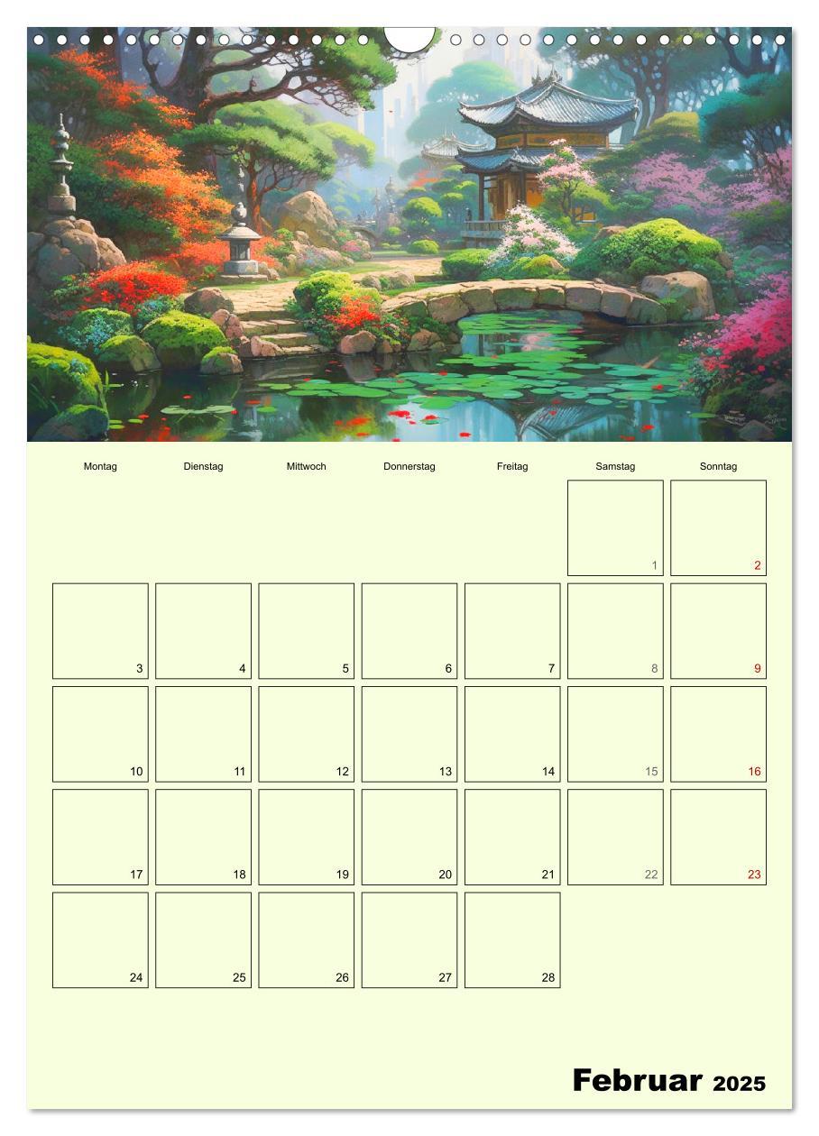 Bild: 9783435869381 | Im japanischen Garten. Zauberhafte Illustrationen (Wandkalender...