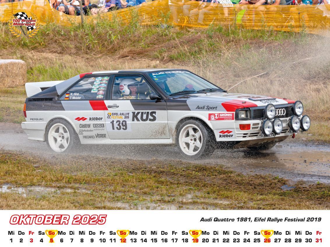 Bild: 9783948794736 | Audi im Rennsport Kalender 2025 | Frank Pommer | Kalender | Deutsch