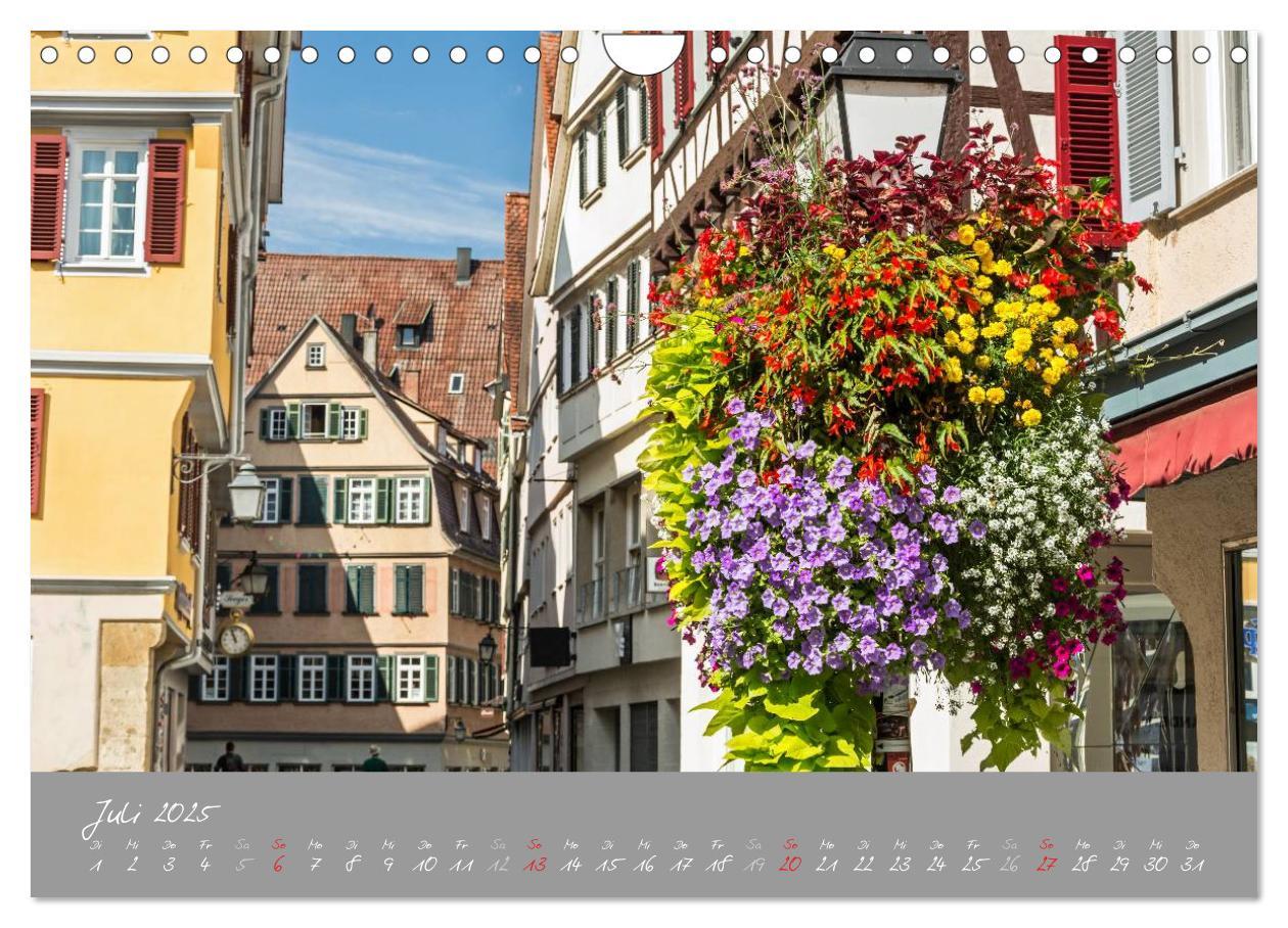 Bild: 9783435571796 | Zwölf Monate in Tübingen (Wandkalender 2025 DIN A4 quer), CALVENDO...