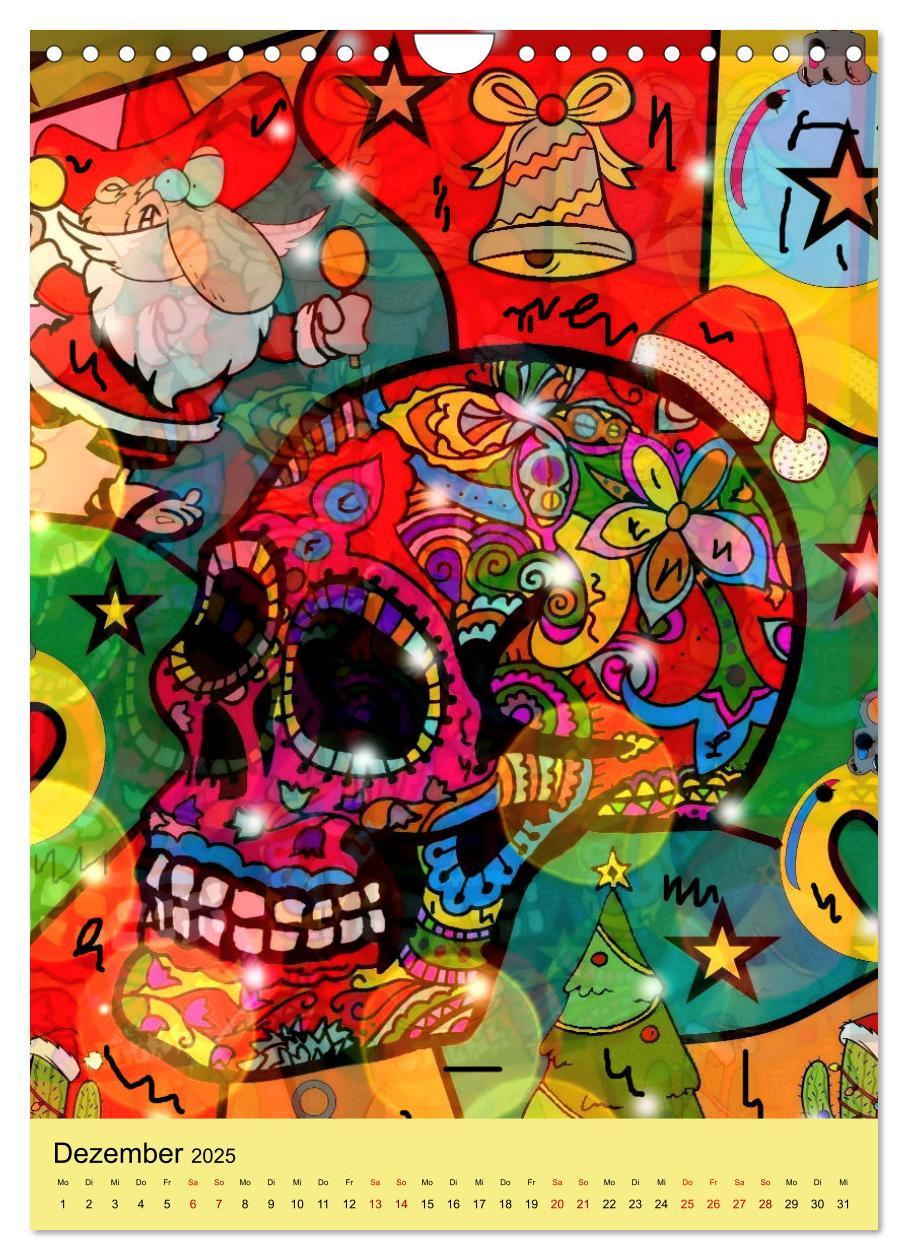 Bild: 9783435885725 | Nico Bielows Dia los Muertos (Wandkalender 2025 DIN A4 hoch),...