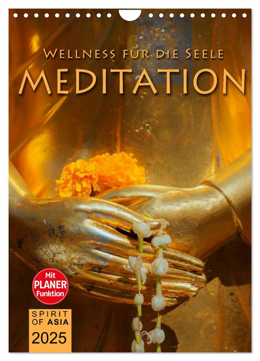 Cover: 9783457022863 | MEDITATION - Wellness für die Seele (Wandkalender 2025 DIN A4...