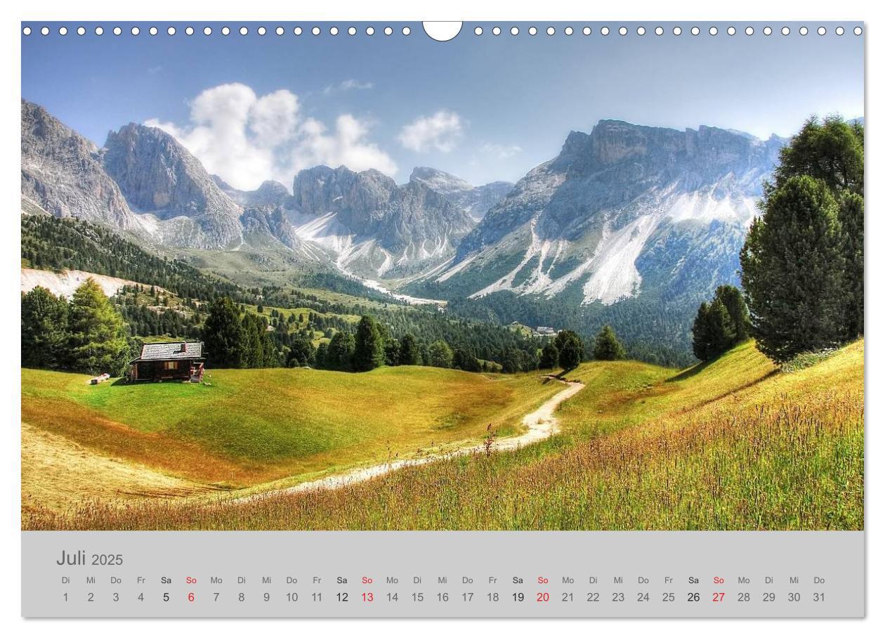 Bild: 9783435809059 | Südtirol - Gröden und Alta Badia (Wandkalender 2025 DIN A3 quer),...