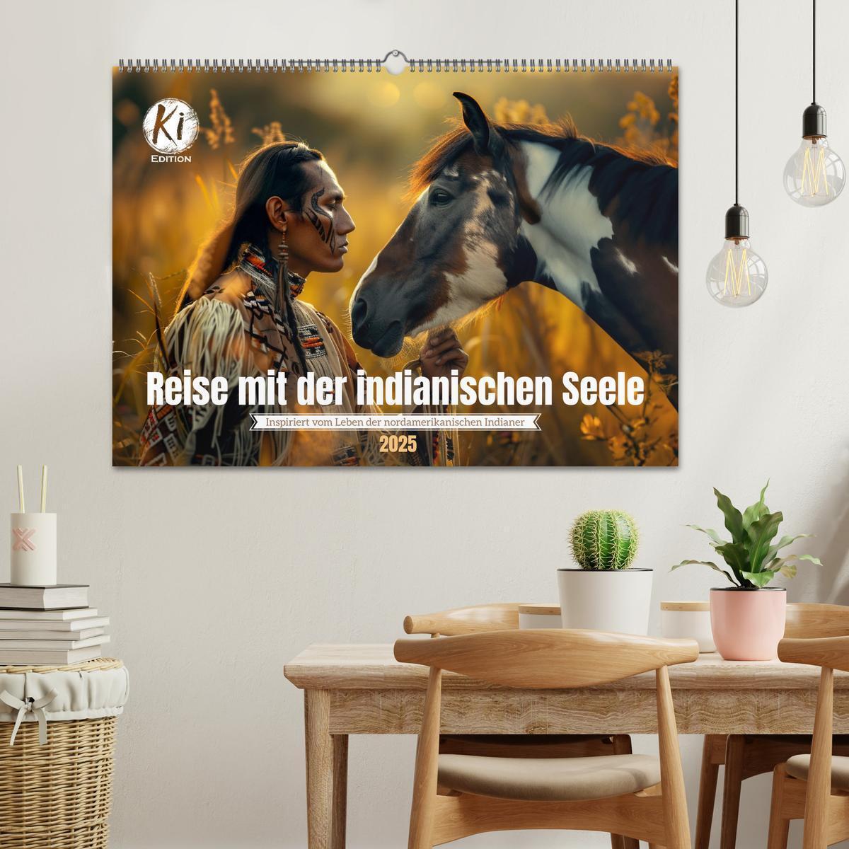 Bild: 9783383819261 | Reise mit der indianischen Seele (Wandkalender 2025 DIN A2 quer),...