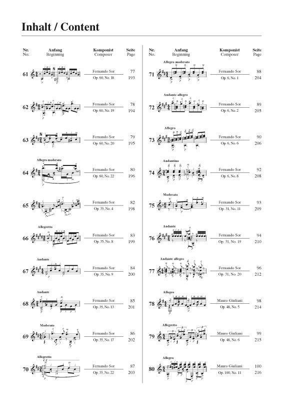 Bild: 9783866262713 | Die 100 wichtigsten Etüden für klassische Gitarre mit 2 CDs | Weijie