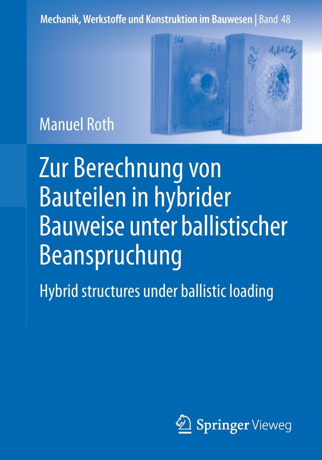 Cover: 9783662546857 | Zur Berechnung von Bauteilen in hybrider Bauweise unter...