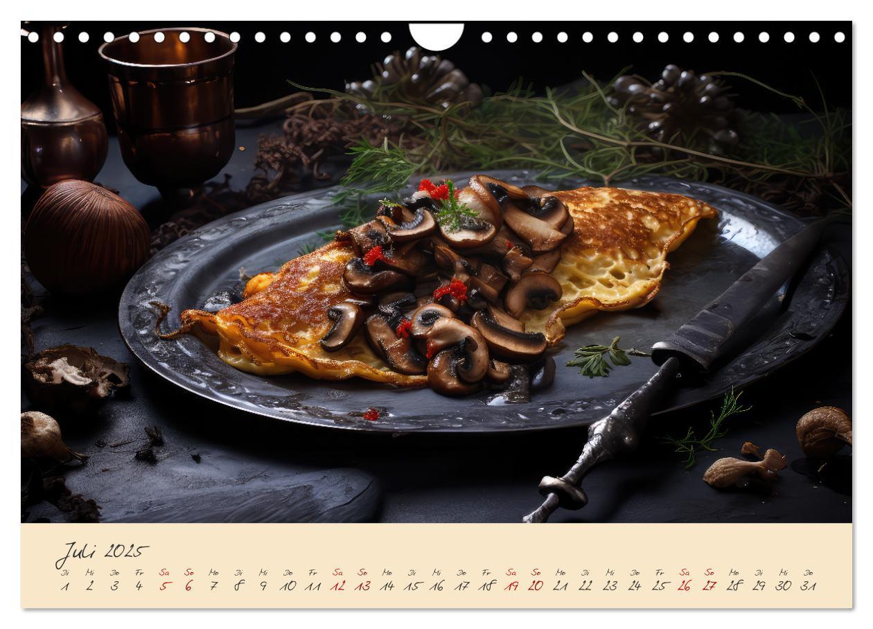 Bild: 9783383857607 | Gothic Food (Wandkalender 2025 DIN A4 quer), CALVENDO Monatskalender