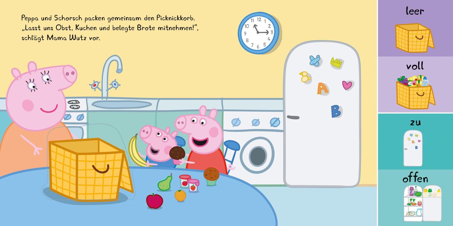 Bild: 9783833240645 | Peppa Pig: Oben und unten | Entdecke die Gegensätze mit Peppa | Panini