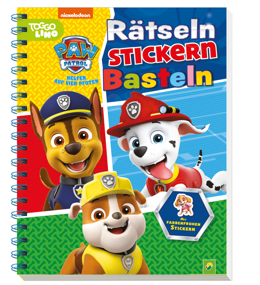 Cover: 9783849927660 | PAW Patrol - Rätseln Stickern Basteln | Schwager &amp; Steinlein Verlag