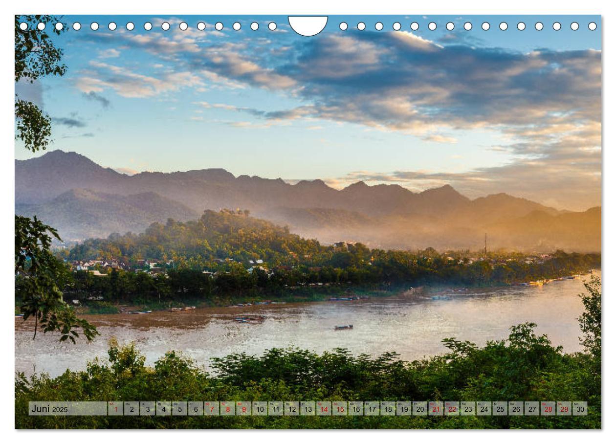 Bild: 9783435337163 | Laos - An den Ufern des Mekong (Wandkalender 2025 DIN A4 quer),...