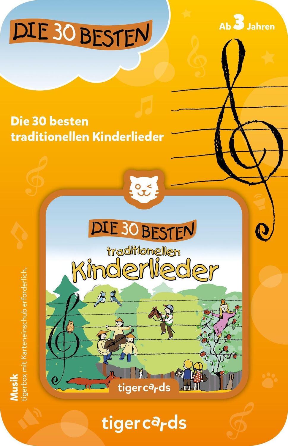 Bild: 4260535481149 | tigercard - Die 30 besten traditionellen Kinderlieder | Stück | 2019