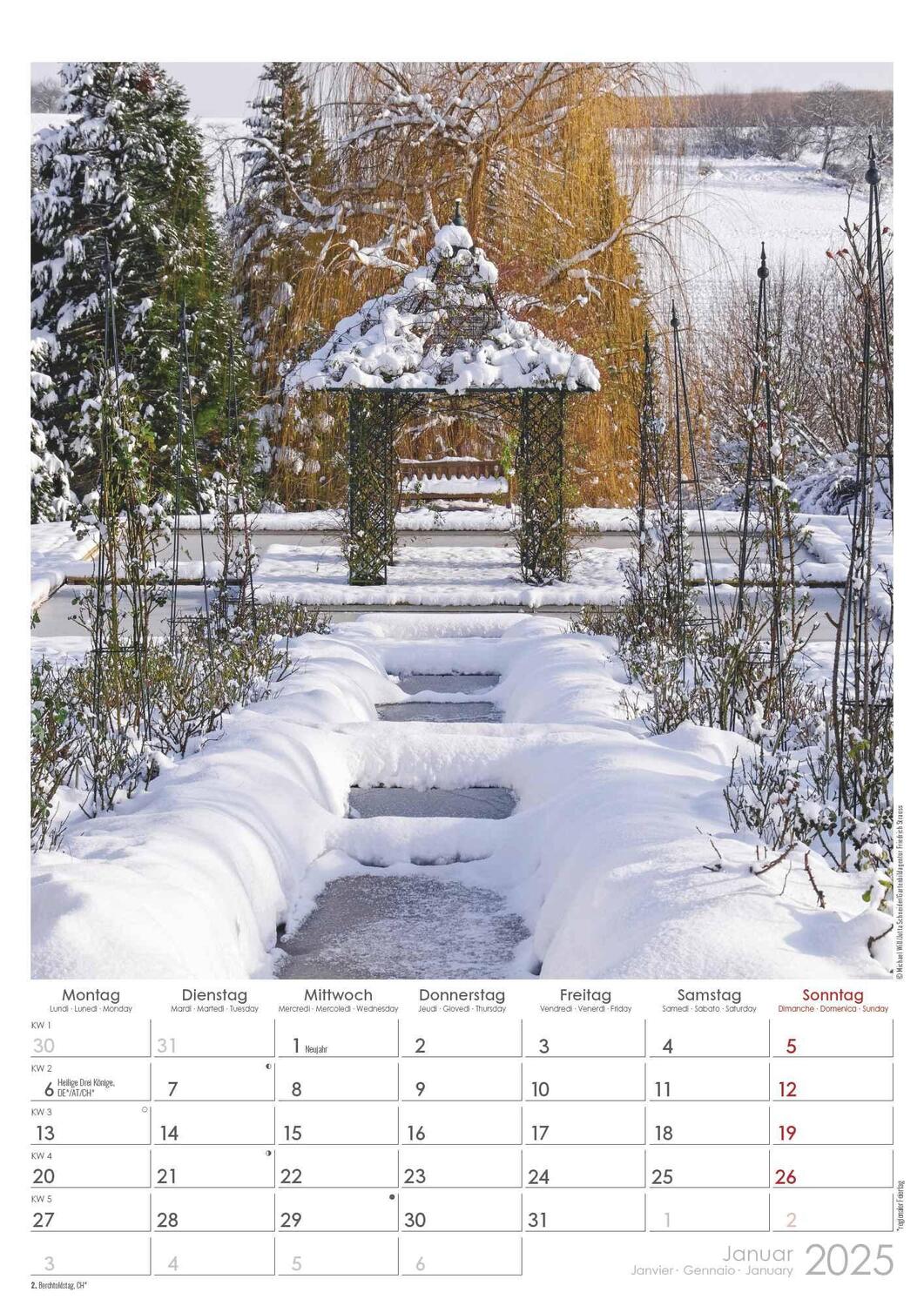 Bild: 4251732342005 | Traumgärten 2025 - Bildkalender A3 (29,7x42 cm) - Beautiful Gardens...