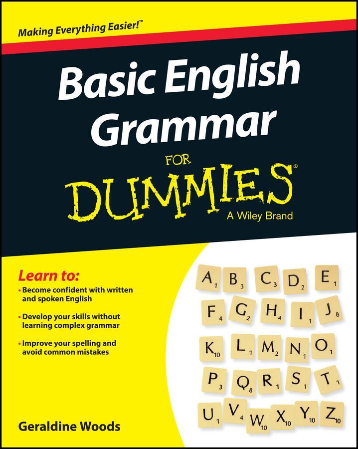 Cover: 9781119063476 | Basic English Grammar For Dummies | US Edition | Geraldine Woods