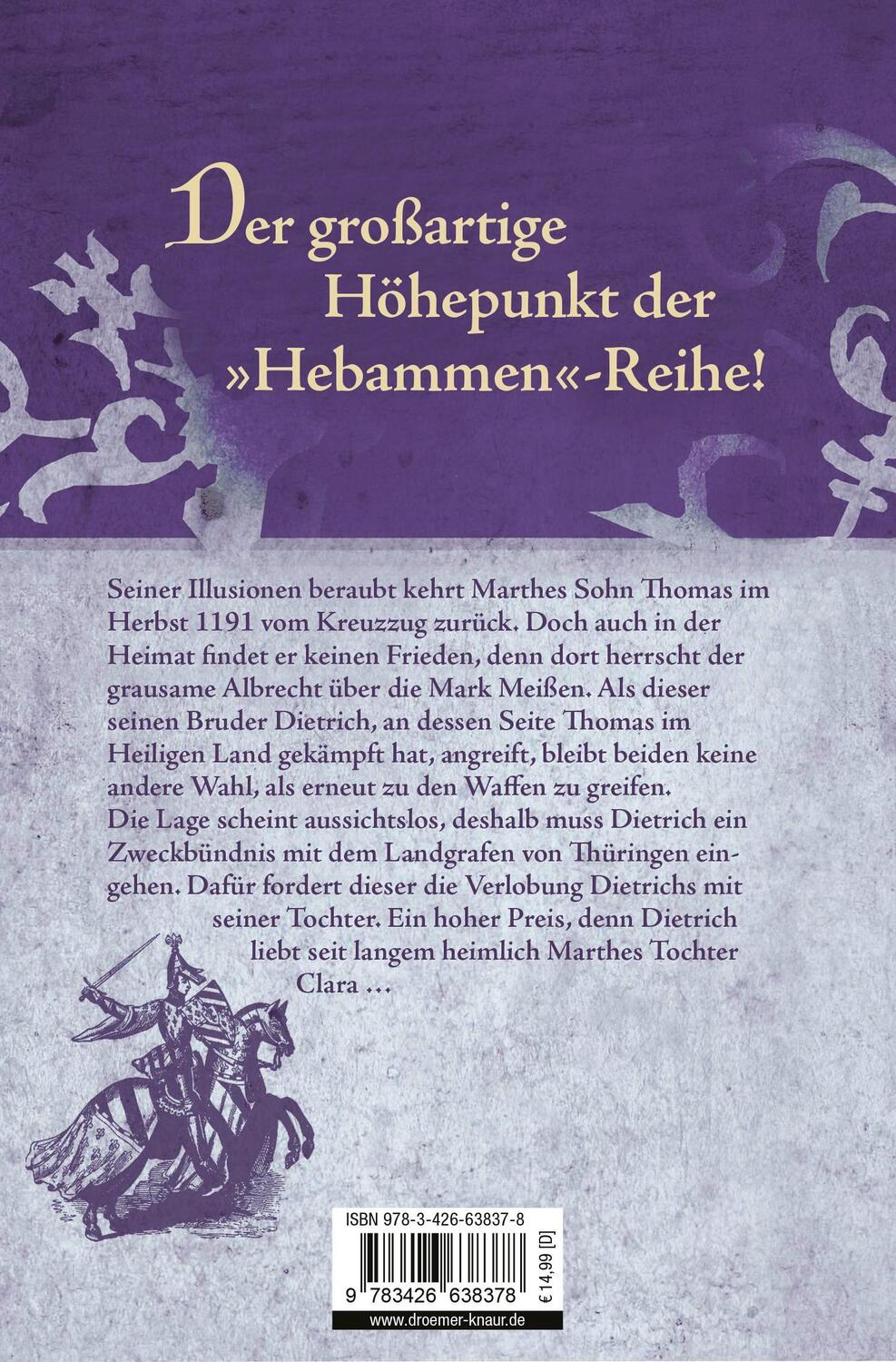 Rückseite: 9783426638378 | Der Traum der Hebamme | Hebammen Saga 5 | Sabine Ebert | Taschenbuch