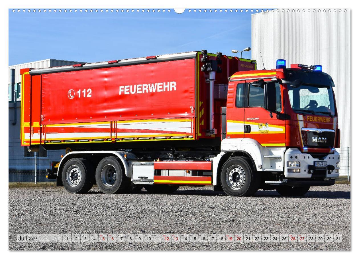 Bild: 9783435365449 | Feuerwehrfahrzeuge (Wandkalender 2025 DIN A2 quer), CALVENDO...