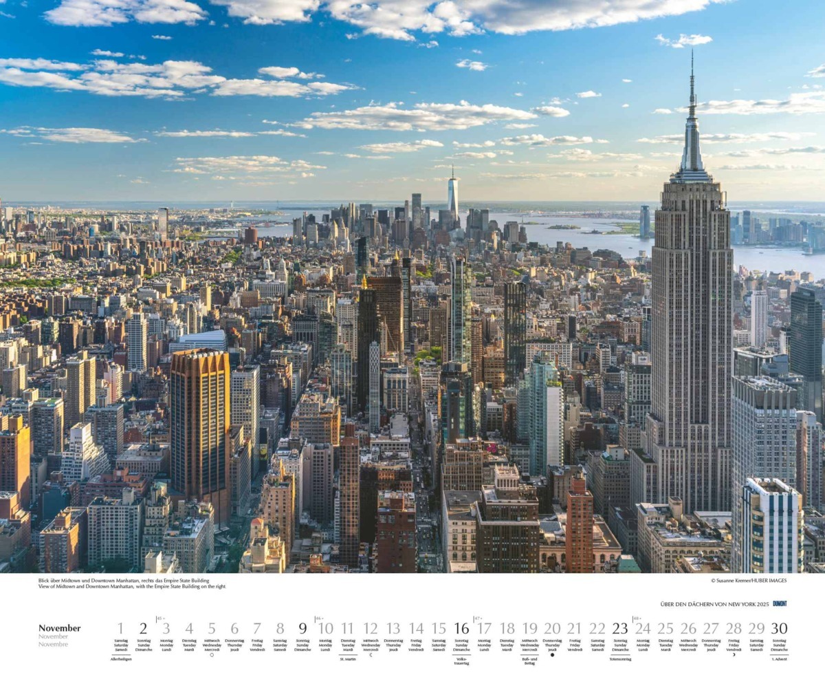 Bild: 4250809653754 | DUMONT - Über den Dächern von New York 2025 Wandkalender, 60x50cm,...