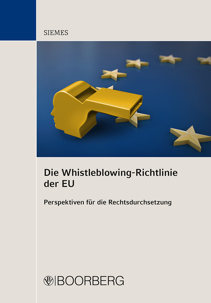 Cover: 9783415070219 | Die Whistleblowing-Richtlinie der EU | Christiane Siemes | Buch | 2021