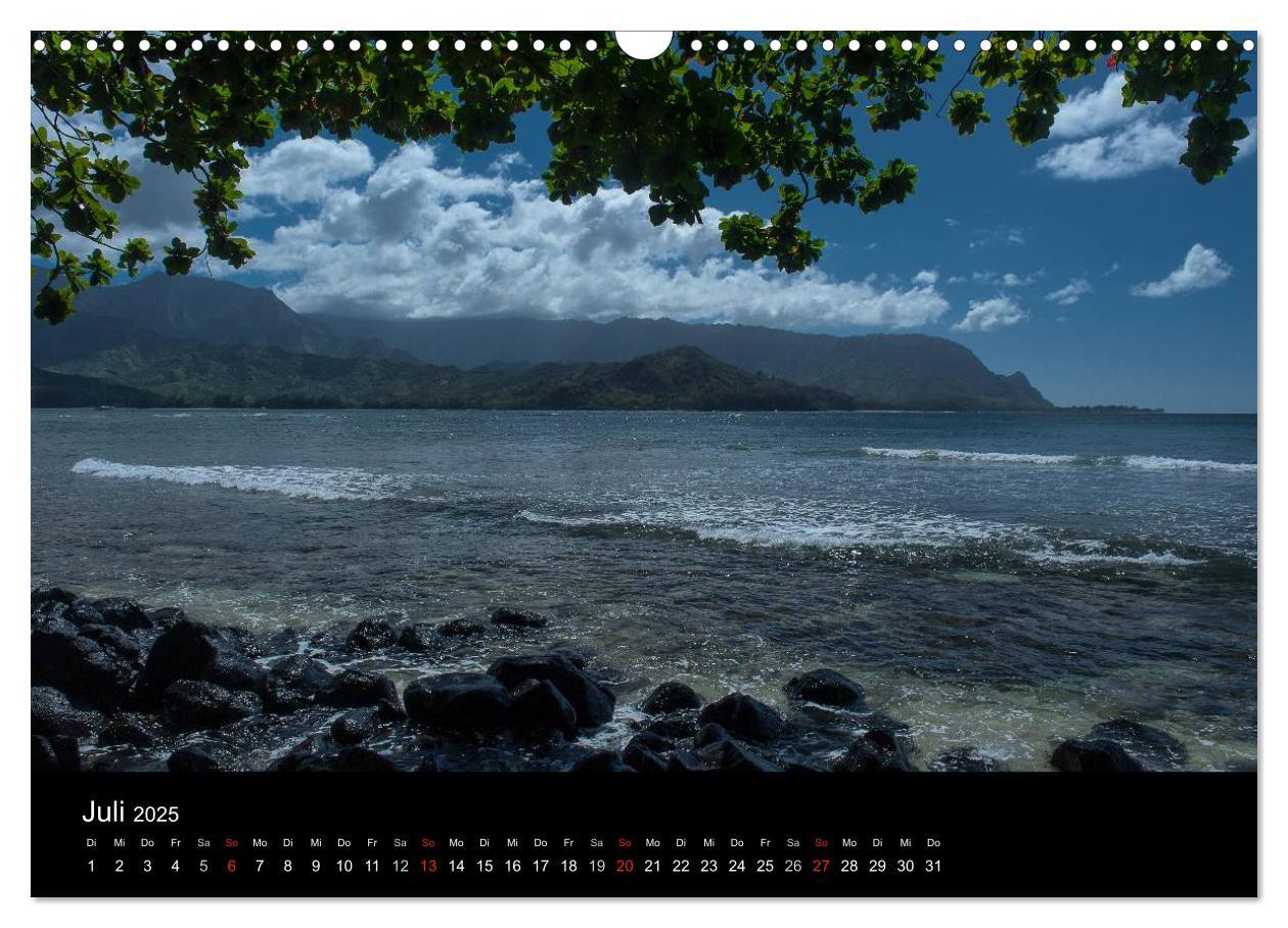 Bild: 9783435742967 | Hawaii - Kauai (Wandkalender 2025 DIN A3 quer), CALVENDO...