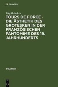 Cover: 9783484660519 | Tours de force - Die Ästhetik des Grotesken in der französischen...