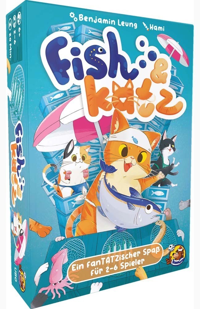 Cover: 4260664070924 | Fish &amp; Katz | Das süßeste Familienspiel der Welt. Mit Pfoten! | Leung