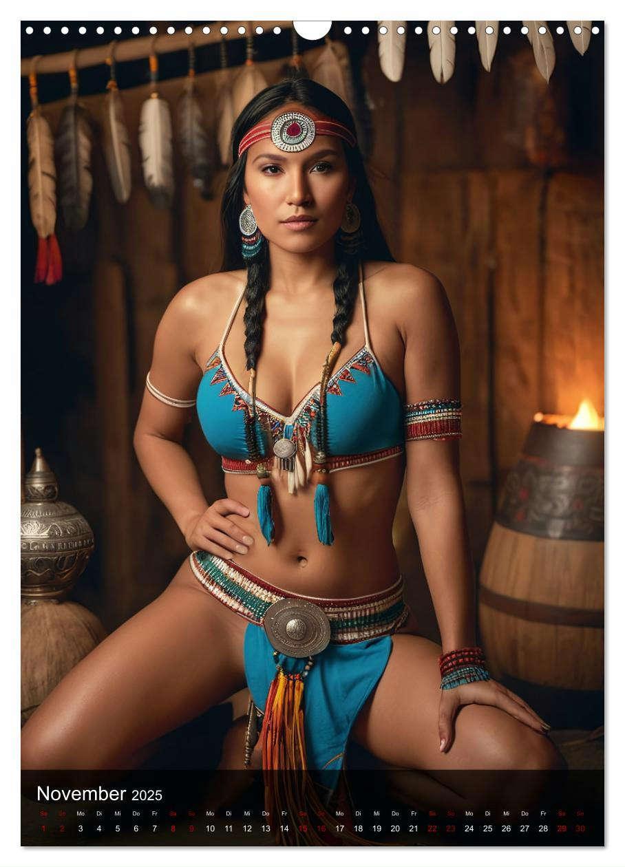 Bild: 9783383810688 | Native American Girls (Wandkalender 2025 DIN A3 hoch), CALVENDO...