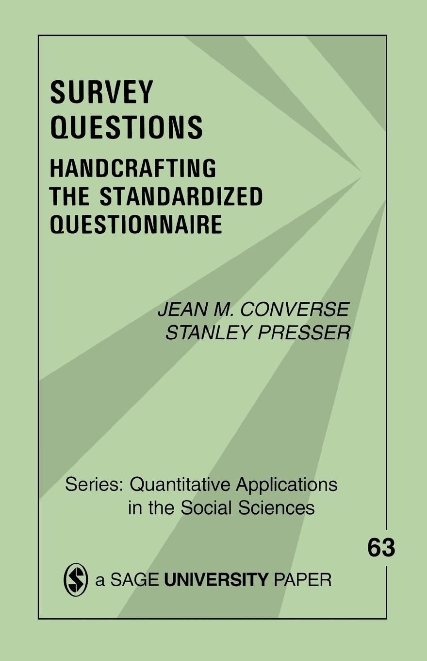 Cover: 9780803927438 | Survey Questions | Handcrafting the Standardized Questionnaire | Buch