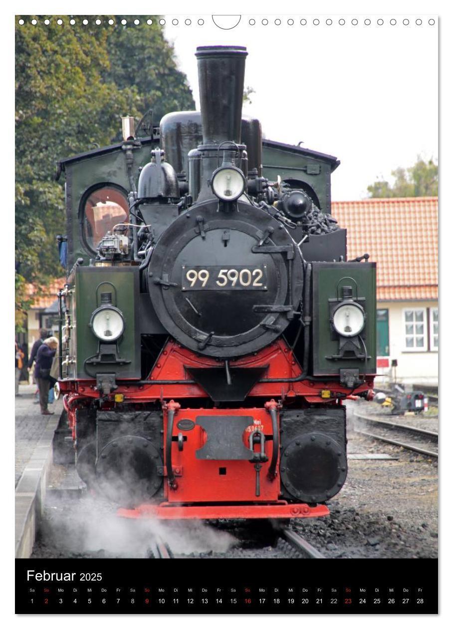 Bild: 9783457088449 | Die Brockenbahn (Wandkalender 2025 DIN A3 hoch), CALVENDO...