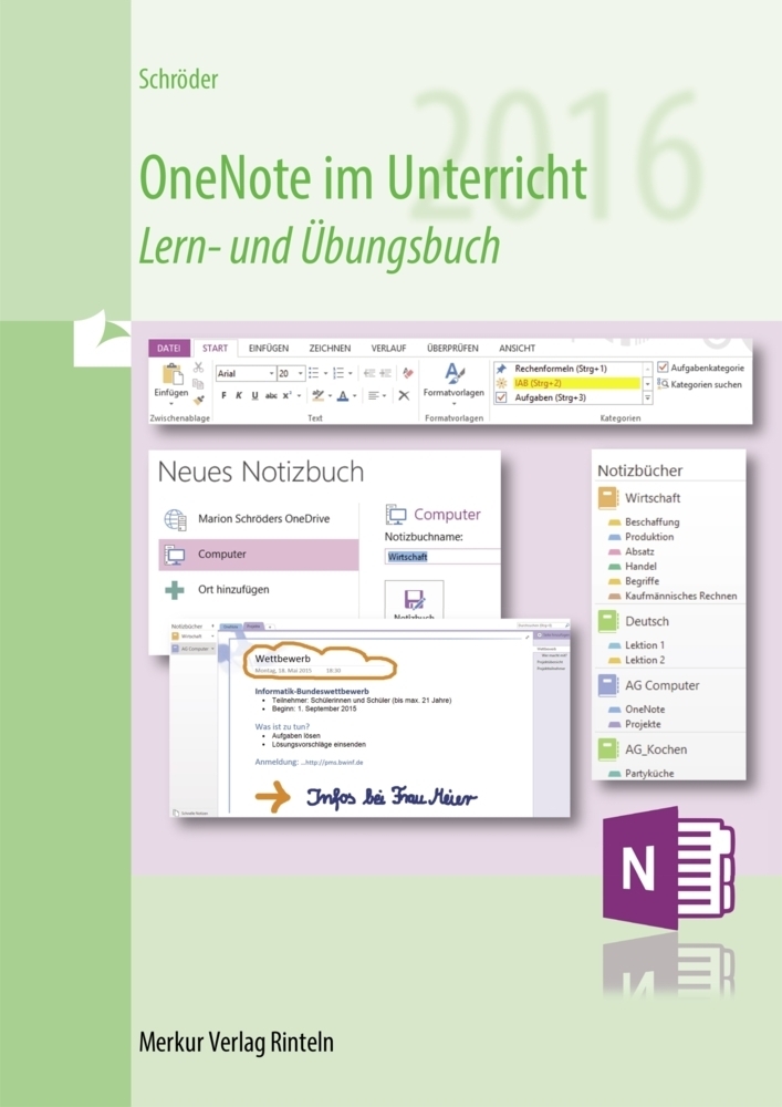 Cover: 9783812008143 | OneNote im Unterricht - Version 2016 | Lern- und Übungsbuch | Schröder